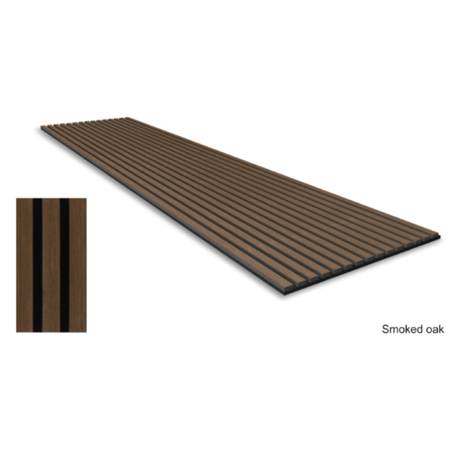 Smoked oak Akoestisch Paneel