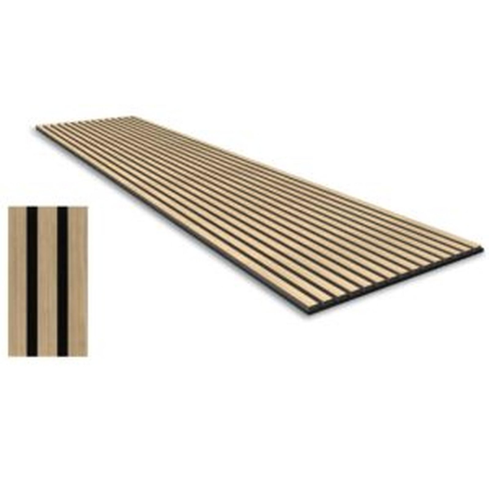 Akoestisch Paneel - Natural Oak - 275 x 60 x 1.8cm