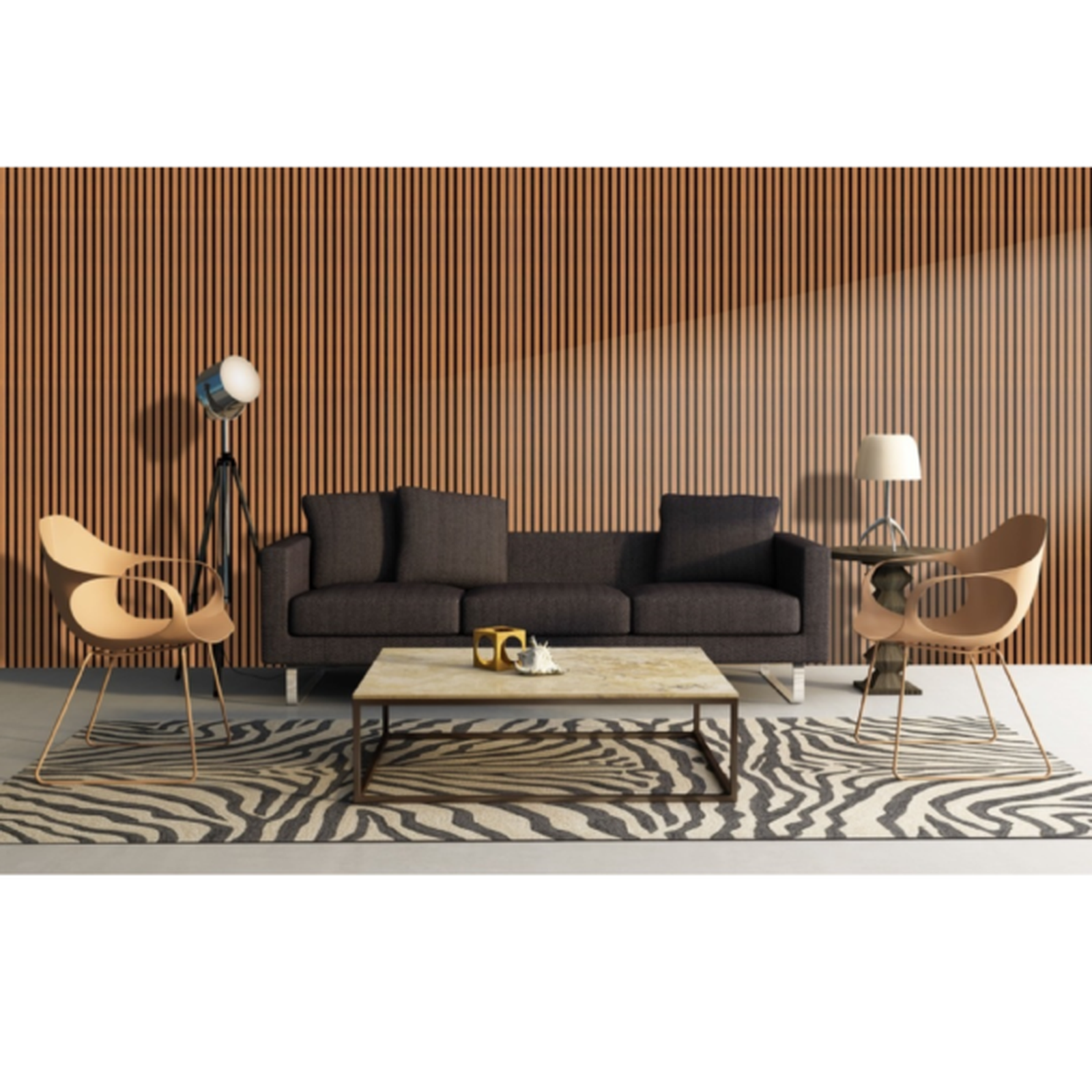 Teak Akoestisch Paneel