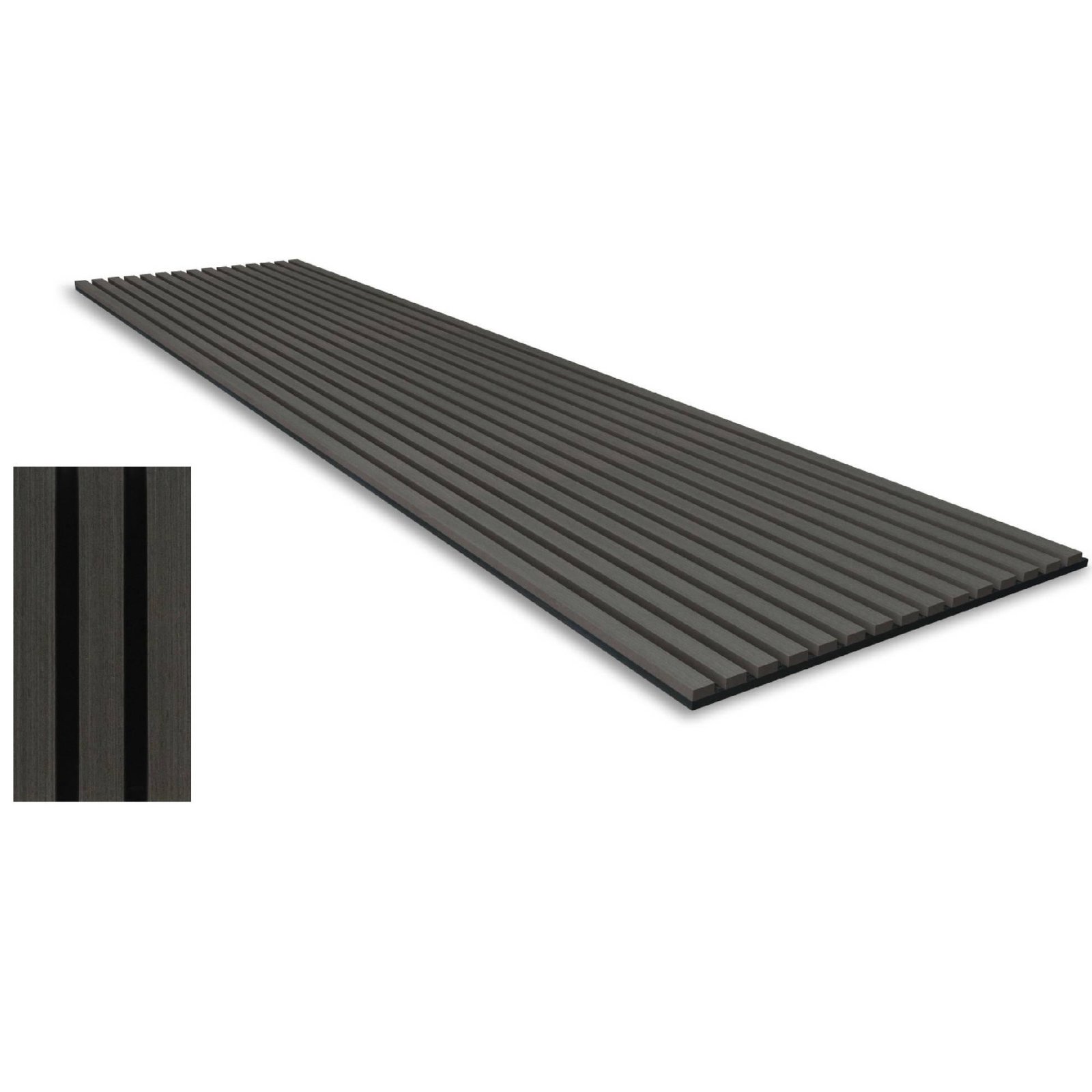 Akoestisch Paneel - Wenge - 275 x 60 x 1.8cm