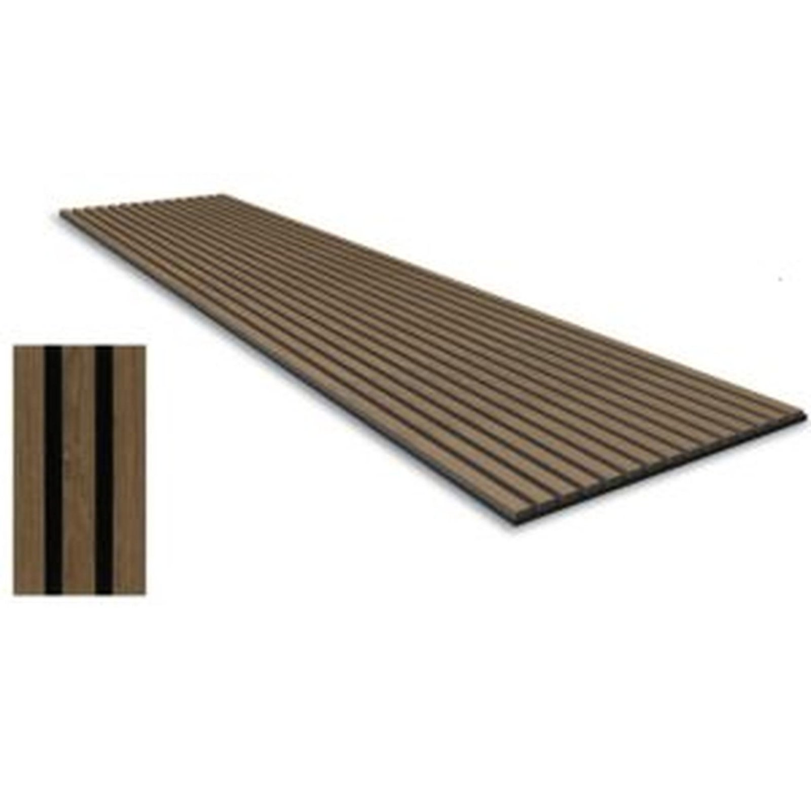 Akoestisch Paneel - Walnut - 275 x 60 x 1.8cm