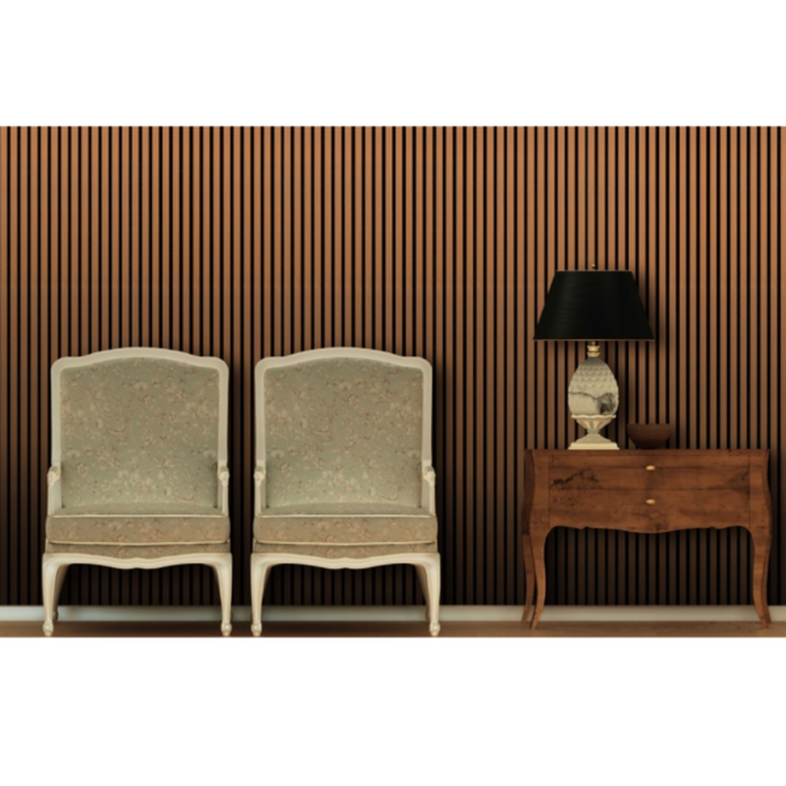 Teak Akoestisch Paneel