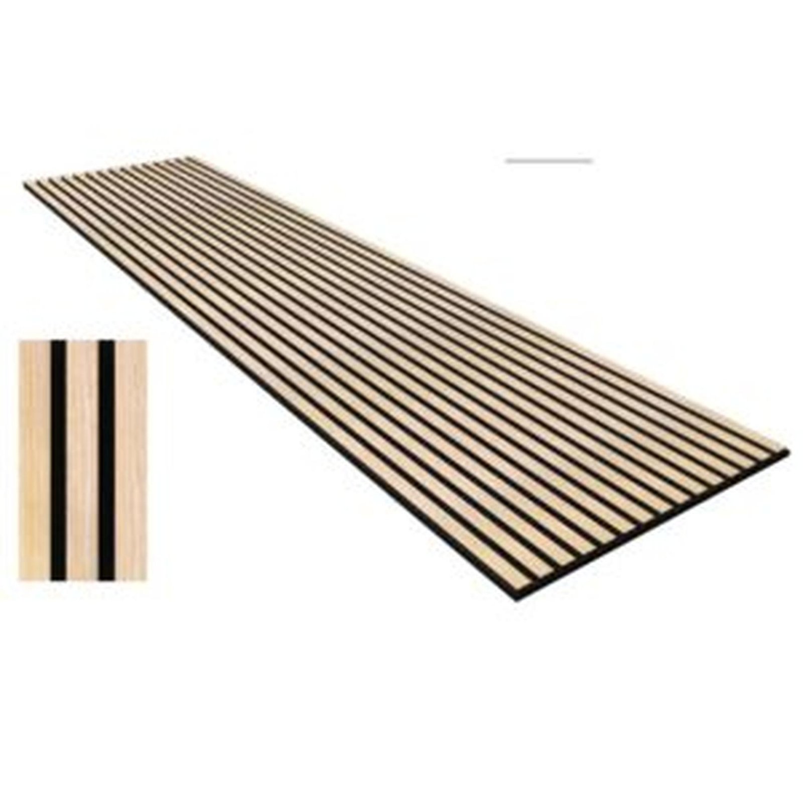 Akoestisch Paneel - Washed Oak - 275 x 60 x 1.8cm