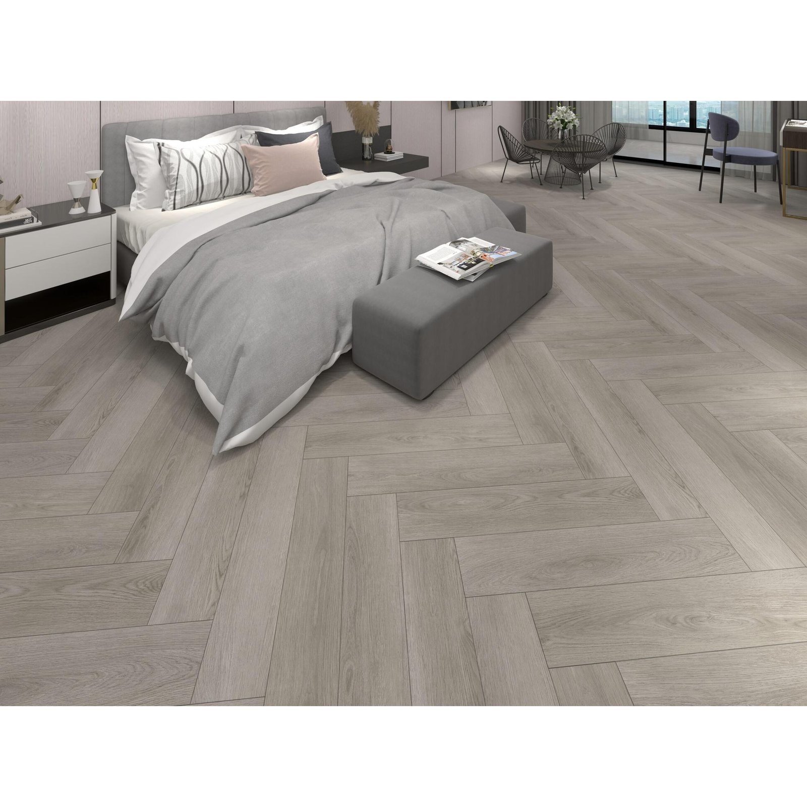 Bosland Oak Visgraat Click