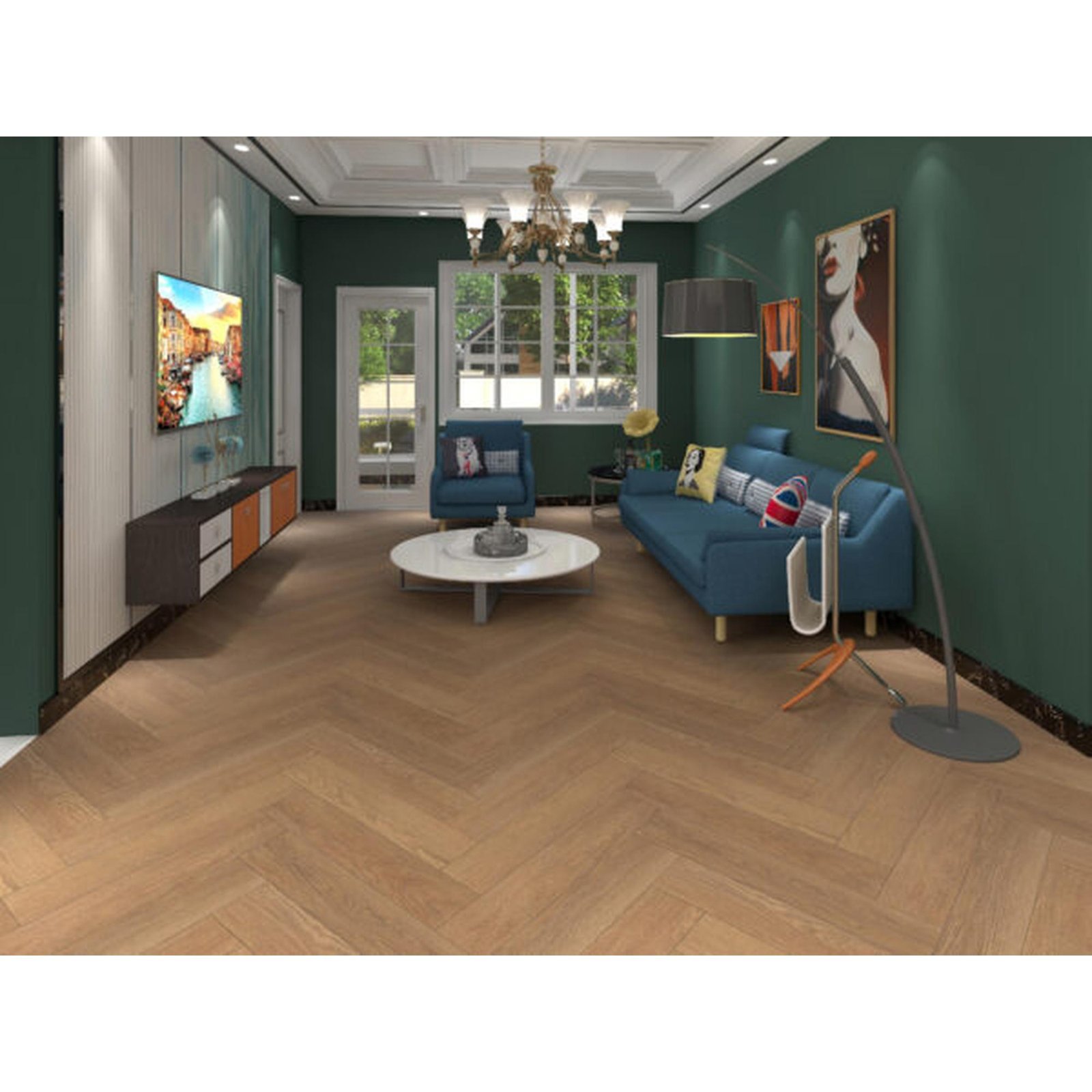 Valley Oak Visgraat Click